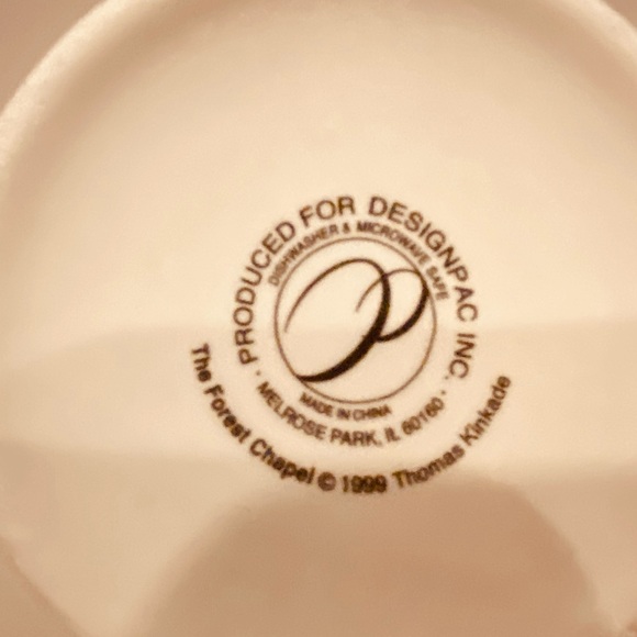 THOMAS KINKADE Lot of 4 Christmas Coffee Mugs EUC 1992-2003 - Picture 15 of 16